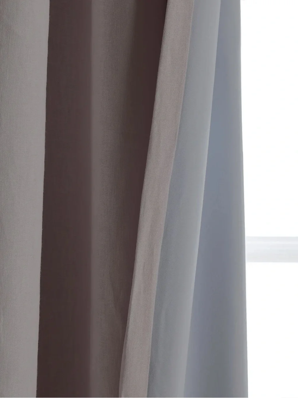 NWT QUINCE Set 2 48x84 European Linen True Blackout Curtains Vintage Blush 9154